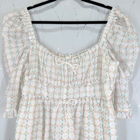 For Love & Lemons White Libby Mini Dress $220 - Picture 6 of 16
